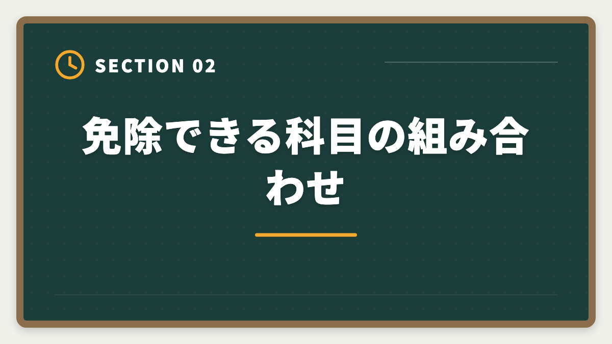 免除できる科目の組み合わせ｜税理士大学院免除ルートの全貌｜本試験5科目との比較と費用・期間のリアルの図解