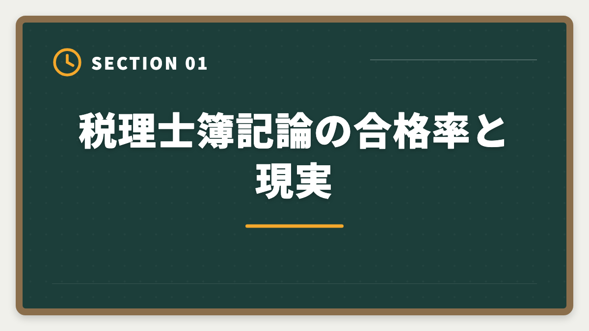 税理士簿記論の合格率と現実｜税理士簿記論に落ちた後の再挑戦戦略｜原因分析と次回合格プランの図解