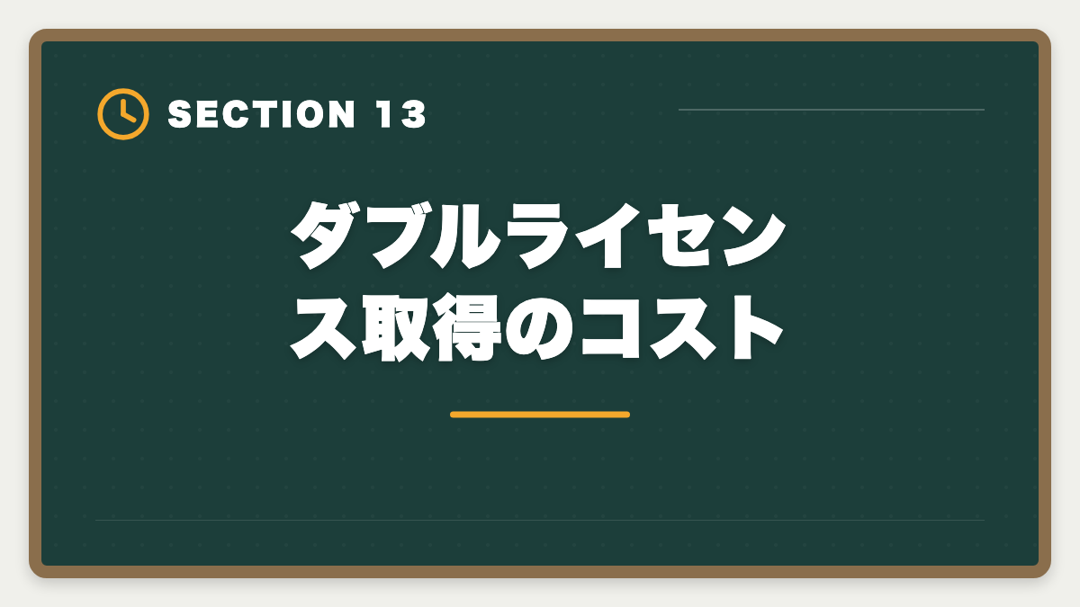 ダブルライセンス取得のコスト｜公認会計士+税理士ダブルライセンスは最強｜年収2000万円超の戦略の図解
