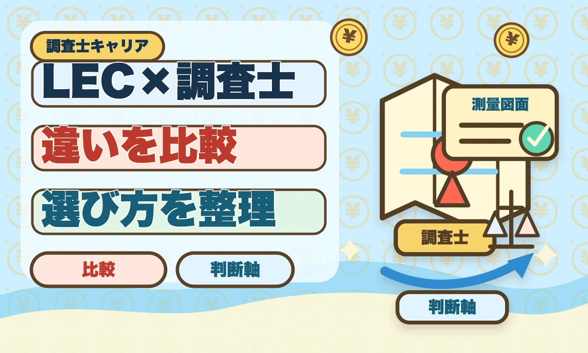 土地家屋調査士の模試おすすめ3選！東京法経学院/LEC/アガルート徹底比較のアイキャッチ画像