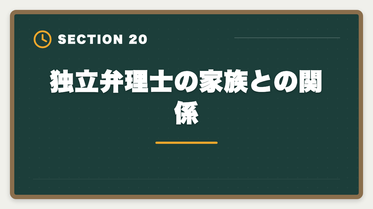 独立弁理士の家族との関係｜弁理士の独立失敗を避ける5戦略！廃業率と成功事例を徹底解説の図解