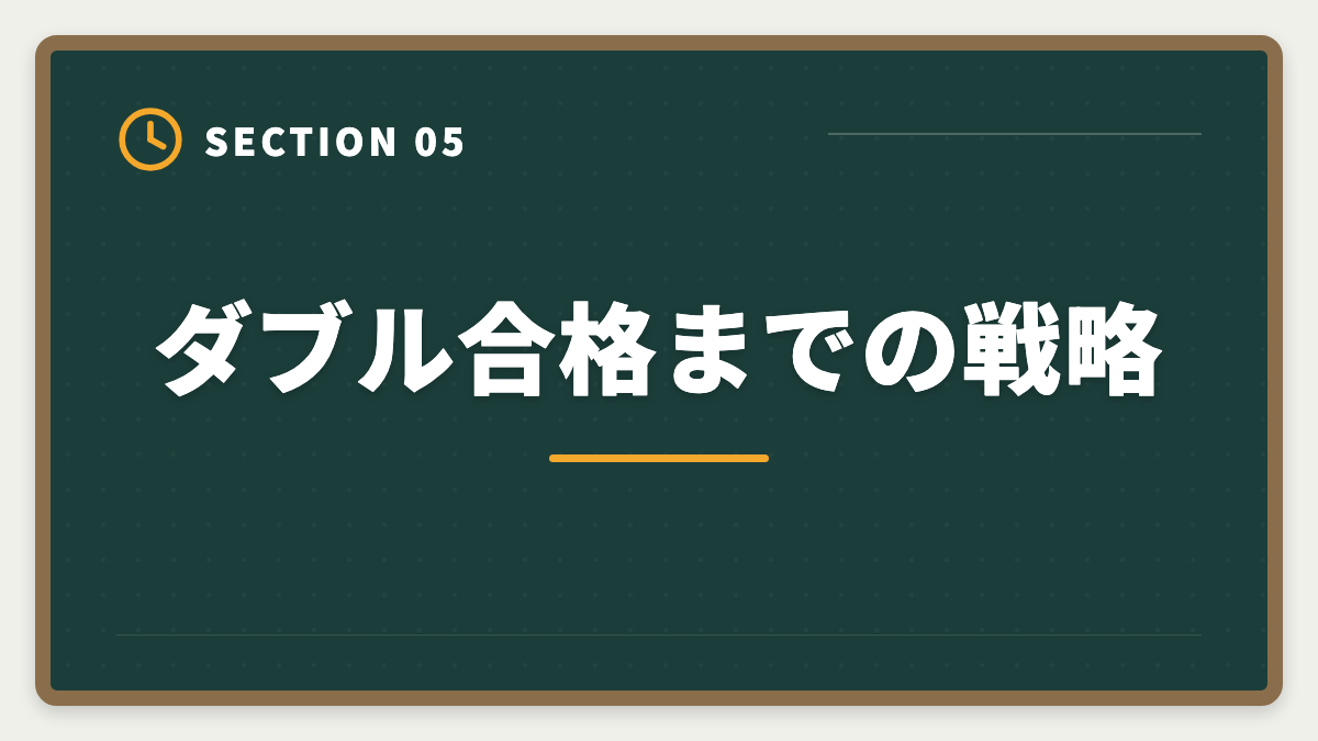 ダブル合格までの戦略|土地家屋調査士と司法書士のダブル取得は最強!年収2000万円実現戦略の図解