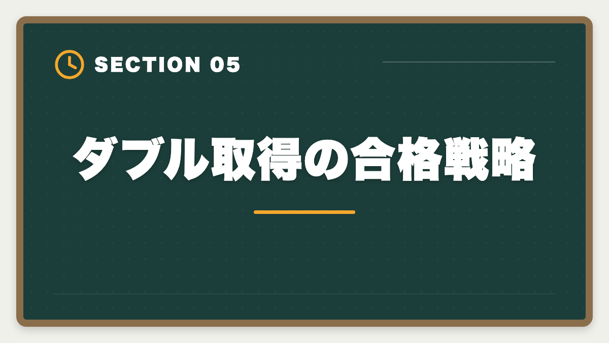 ダブル取得の合格戦略｜土地家屋調査士と行政書士のダブル取得！年収2000万円実現の最強戦略の図解