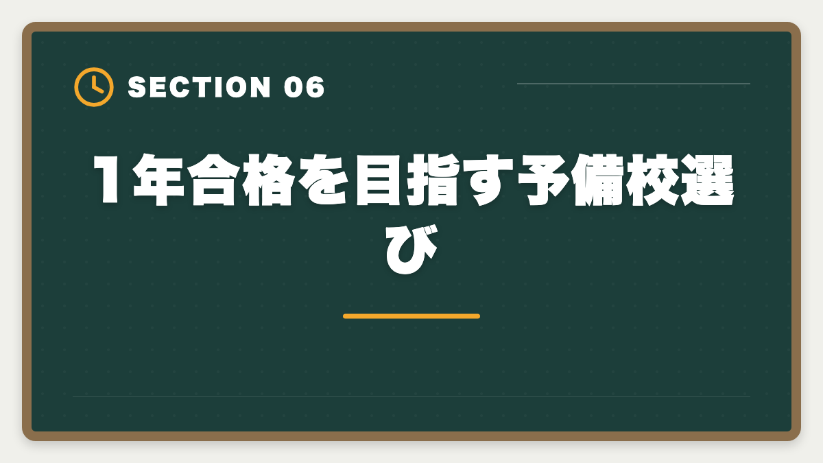 1年合格を目指す予備校選び｜不動産鑑定士1年合格は可能？必要勉強時間と戦略を徹底解説の図解