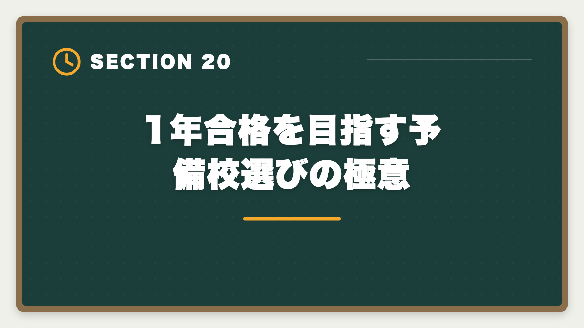 1年合格を目指す予備校選びの極意｜不動産鑑定士1年合格は可能？必要勉強時間と戦略を徹底解説の図解