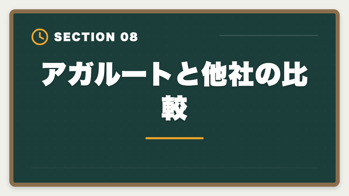 アガルートと他社の比較｜アガルート公認会計士の評判は？料金・特徴・合格率を徹底解説の図解