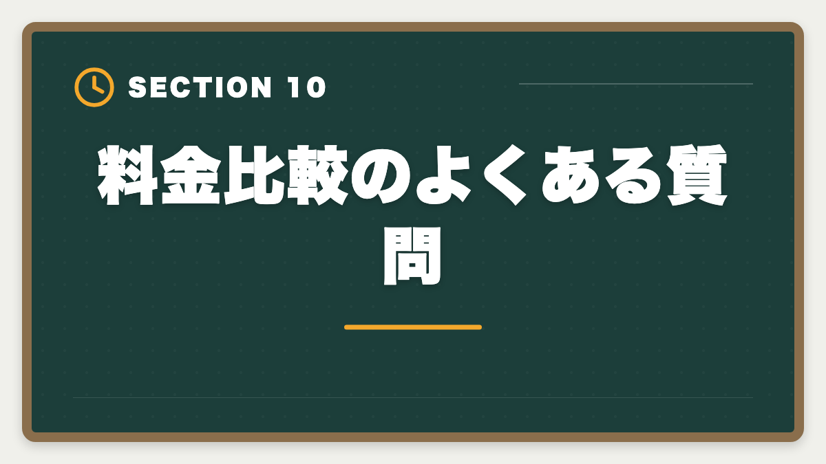 料金比較のよくある質問｜税理士通信講座の安い順ランキング｜5科目総額22万円〜の最安戦略の図解