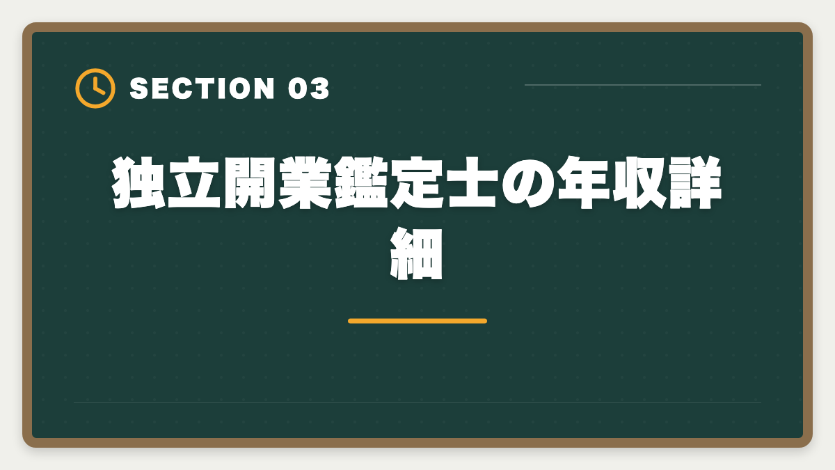 独立開業鑑定士の年収詳細｜不動産鑑定士の年収リアル！勤務800万・独立3000万の高水準を徹底解説の図解