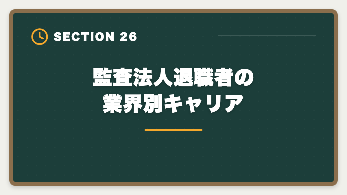 監査法人退職者の業界別キャリア｜公認会計士の監査法人退職後は？CFO・コンサル・独立の3大キャリアを徹底解説の図解