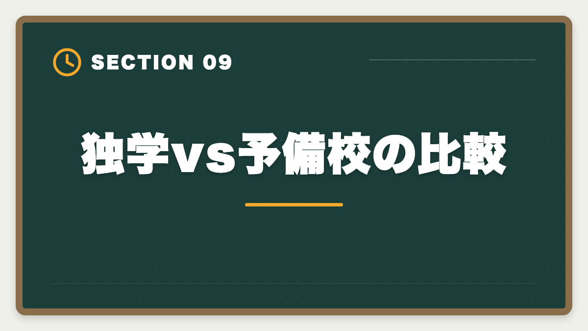 独学vs予備校の比較|土地家屋調査士は独学で合格できる?合格率2%の現実とハイブリッド戦略を徹底解説の図解