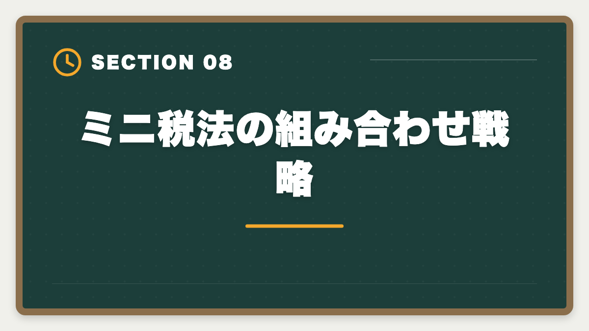 ミニ税法の組み合わせ戦略｜税理士ミニ税法5科目おすすめランキング｜短期合格の戦略的活用法の図解