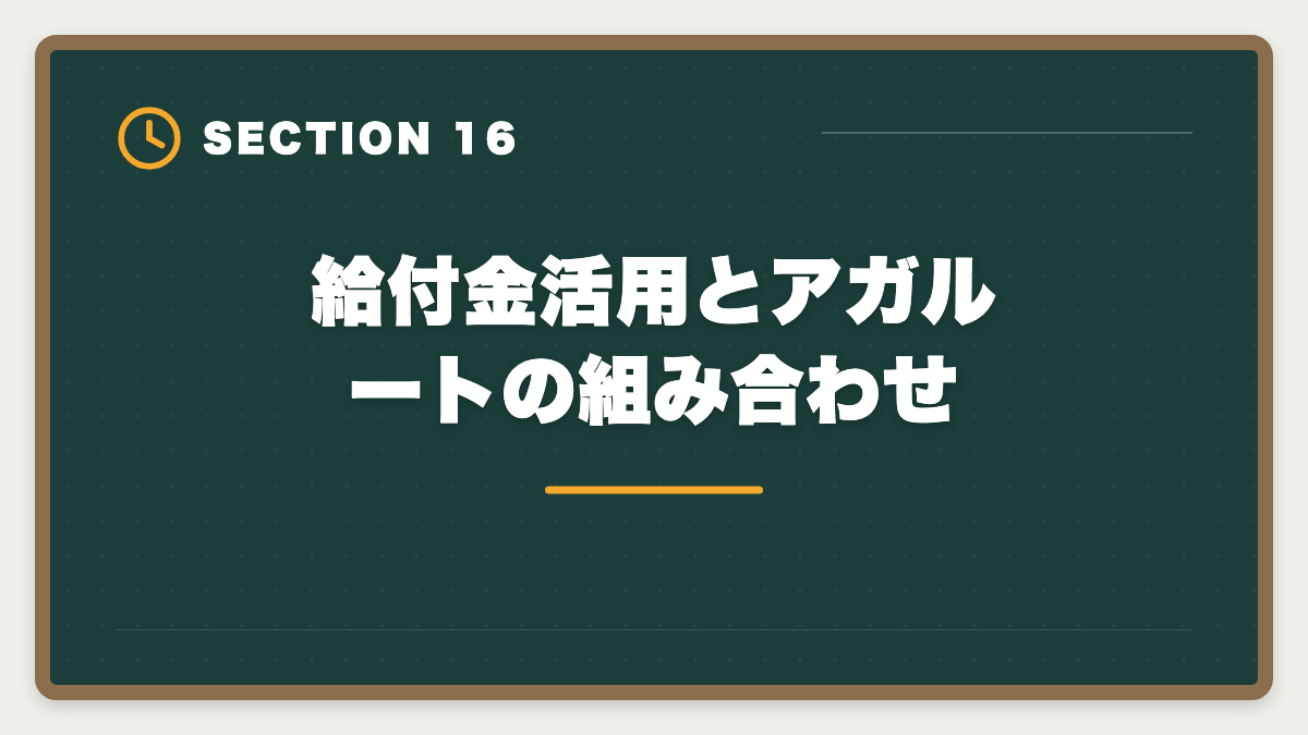 給付金活用とアガルートの組み合わせ｜税理士講座の教育訓練給付金で最大70%還付！実質24万円で合格を勝ち取る方法の図解