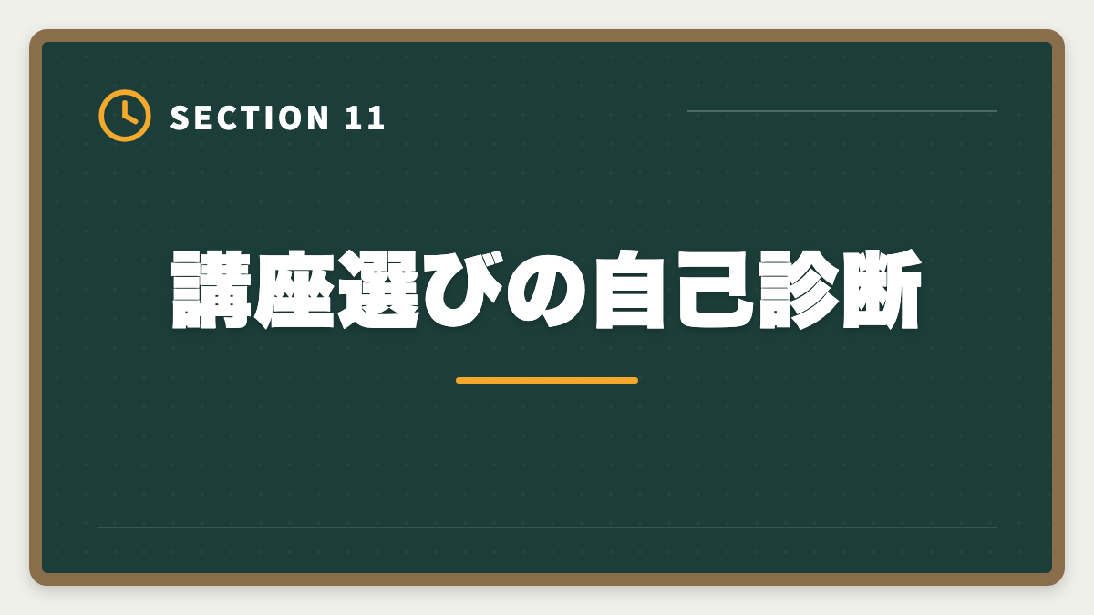 講座選びの自己診断｜公認会計士講座の失敗しない選び方｜合格率×サポート×適合の3軸で判断の図解