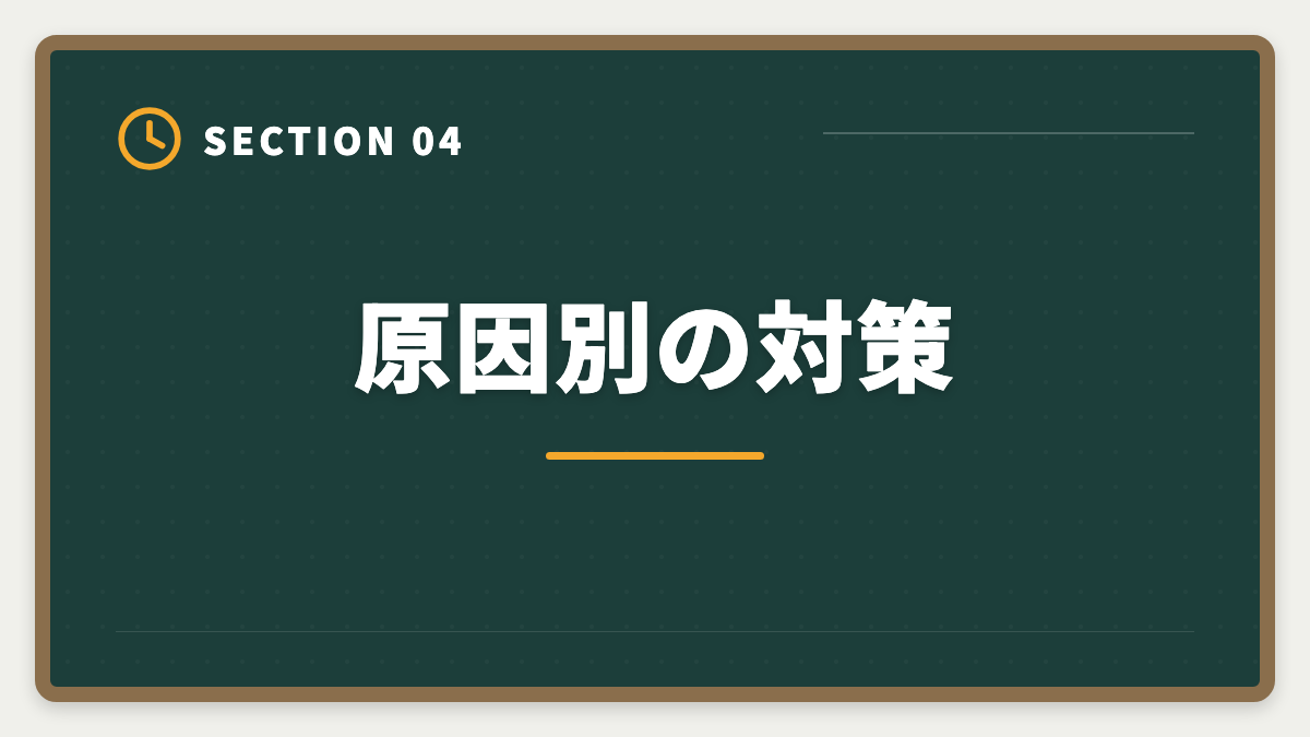 原因別の対策|公認会計士の短答1回目に落ちた人の立て直し戦略|5月再受験で逆転合格の図解