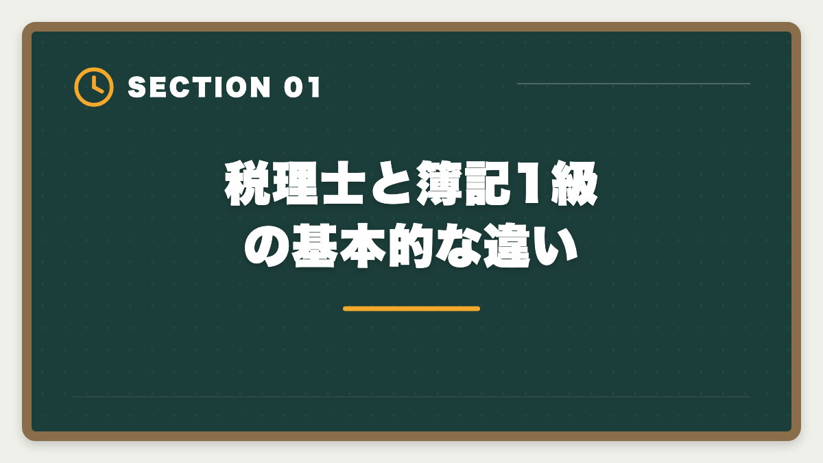 税理士と簿記1級の基本的な違い｜税理士と日商簿記1級の違いを徹底比較｜難易度・年収・ステップアップ戦略の図解