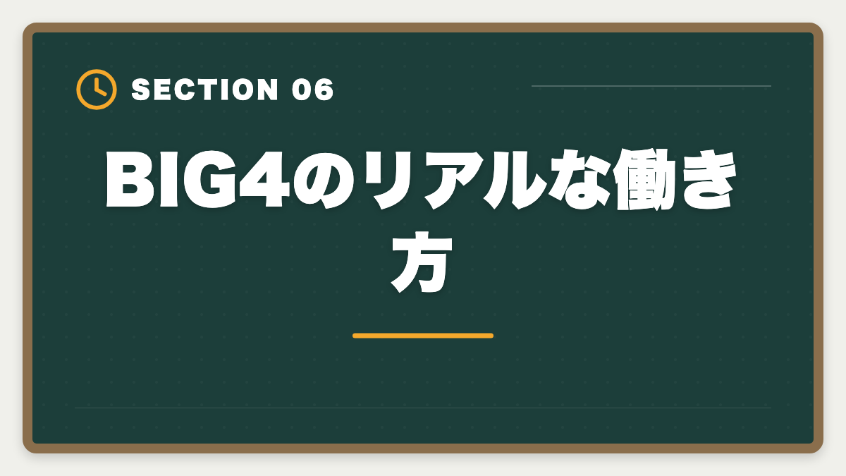 BIG4のリアルな働き方｜税理士でBIG4税理士法人に入社する方法｜年収・必要スキル・3つのルートの図解