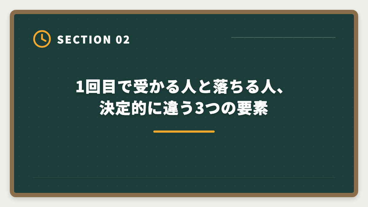 1回目で受かる人と落ちる人、決定的に違う3つの要素|宅建は何回目で受かる?合格者の50%以上が2回目以降・複数回挑戦で合格を勝ち取る戦略の図解
