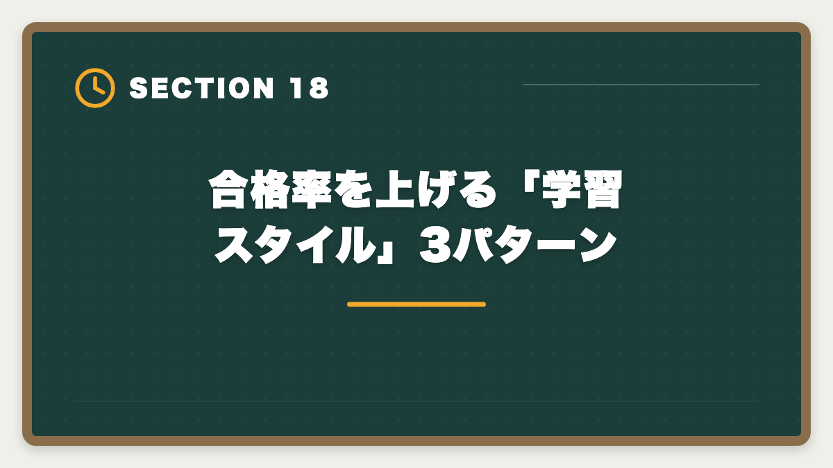 合格率を上げる「学習スタイル」3パターン|宅建は何回目で受かる?合格者の50%以上が2回目以降・複数回挑戦で合格を勝ち取る戦略の図解