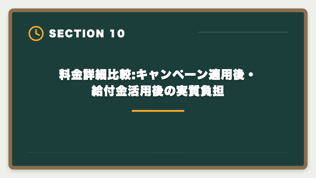 料金詳細比較:キャンペーン適用後・給付金活用後の実質負担｜宅建士通信講座おすすめランキング5選｜2026年最新の合格率・料金徹底比較の図解