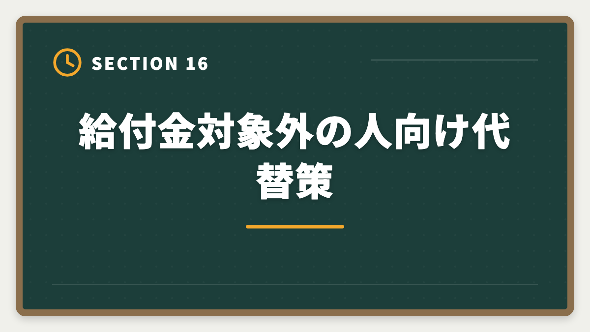 給付金対象外の人向け代替策｜宅建講座の教育訓練給付金20%還元申請手順｜会社員は1〜3万円キャッシュバック実現の図解