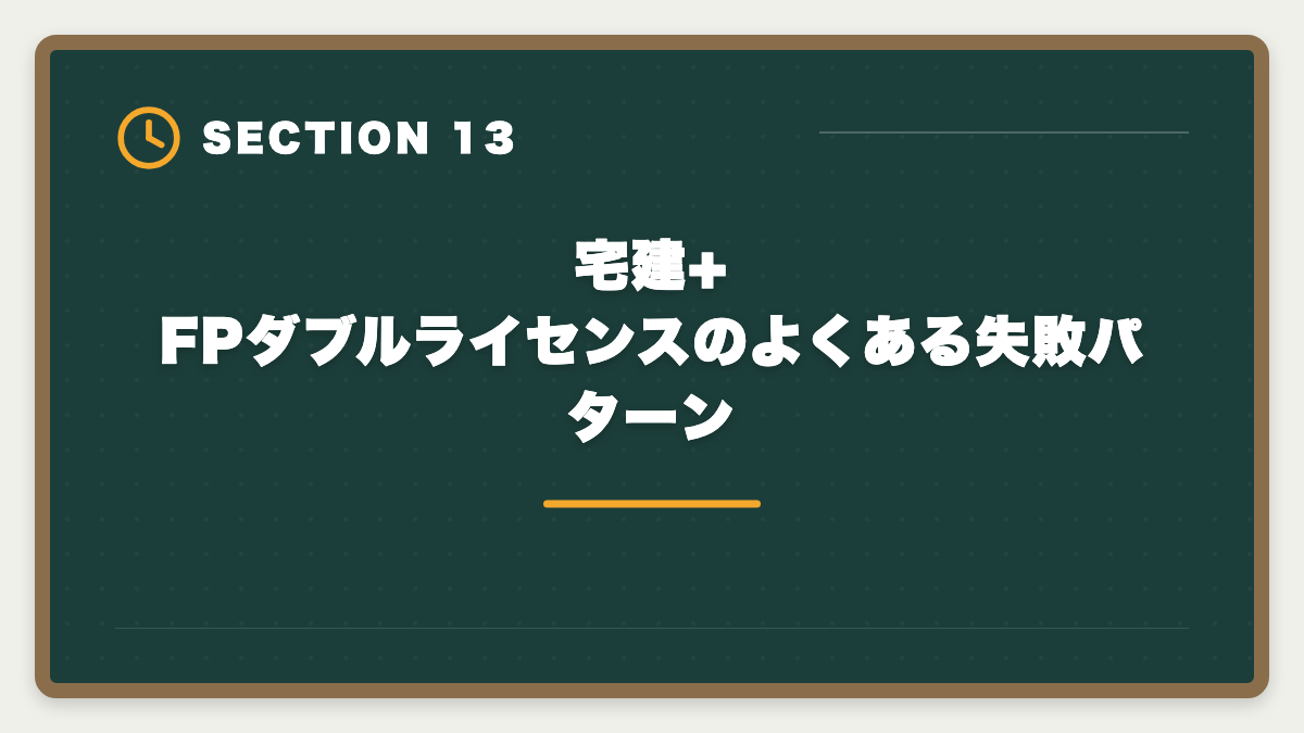 宅建+FPダブルライセンスのよくある失敗パターン｜宅建+FPダブルライセンスで年収100万円UP｜2年計画で実現する最強キャリア戦略の図解