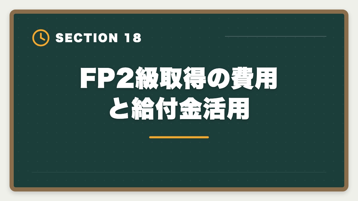 FP2級取得の費用と給付金活用｜宅建+FPダブルライセンスで年収100万円UP｜2年計画で実現する最強キャリア戦略の図解
