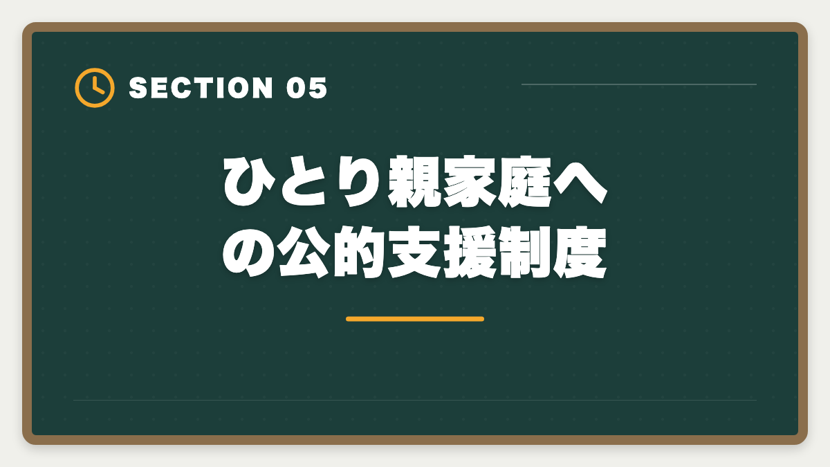 ひとり親家庭への公的支援制度|シングルマザーが宅建を取って生活を安定させる方法|在宅副業から正社員転換までの図解