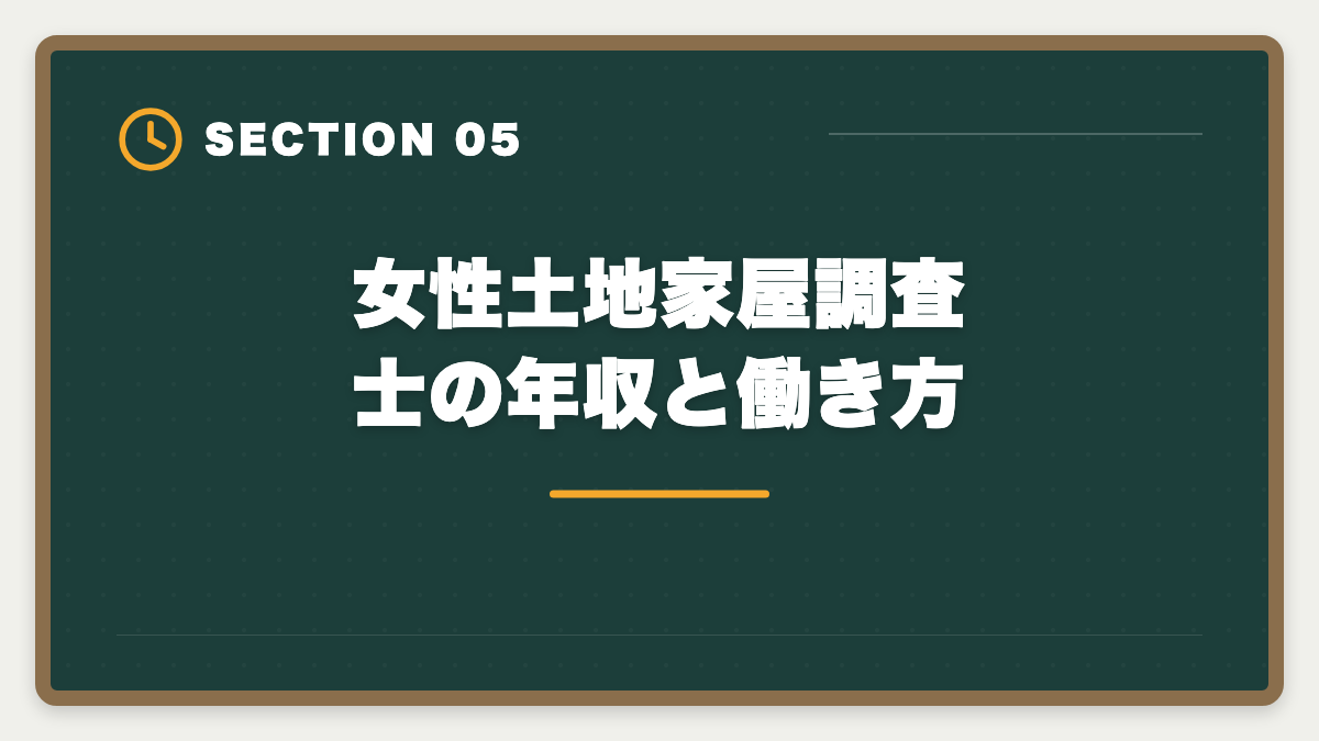 女性土地家屋調査士の年収と働き方｜土地家屋調査士の年収は平均600〜800万円｜独立で1500万円超を実現する戦略の図解