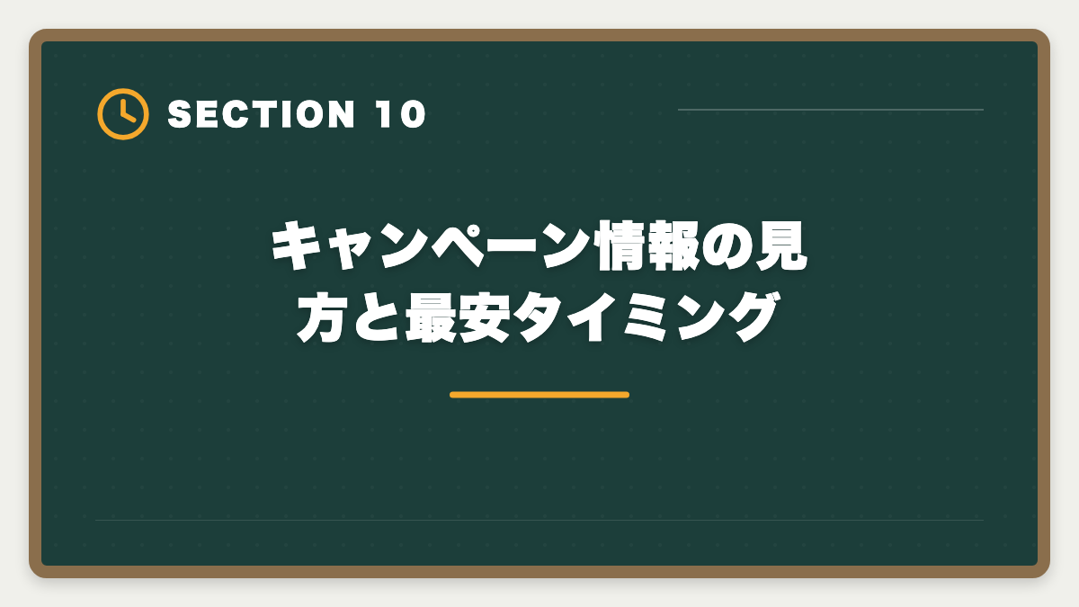 キャンペーン情報の見方と最安タイミング|アガルートとフォーサイトを宅建で徹底比較|合格率・価格・教材の違いを完全網羅の図解