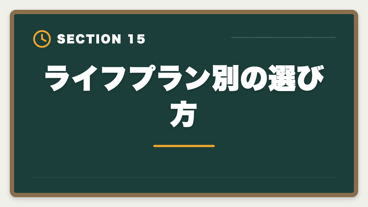 ライフプラン別の選び方｜公認会計士vs弁護士｜どちらを選ぶべきか業務・年収・難易度を徹底比較の図解