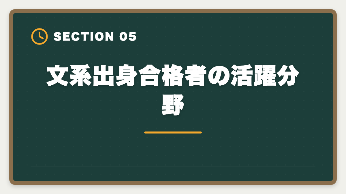 文系出身合格者の活躍分野|不動産鑑定士は文系出身者でも合格できる|文系合格者の体験談と戦略の図解