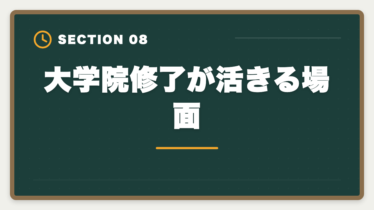 大学院修了が活きる場面｜不動産鑑定士に大学院は必要か｜学部卒で合格する戦略を現役士業が解説の図解