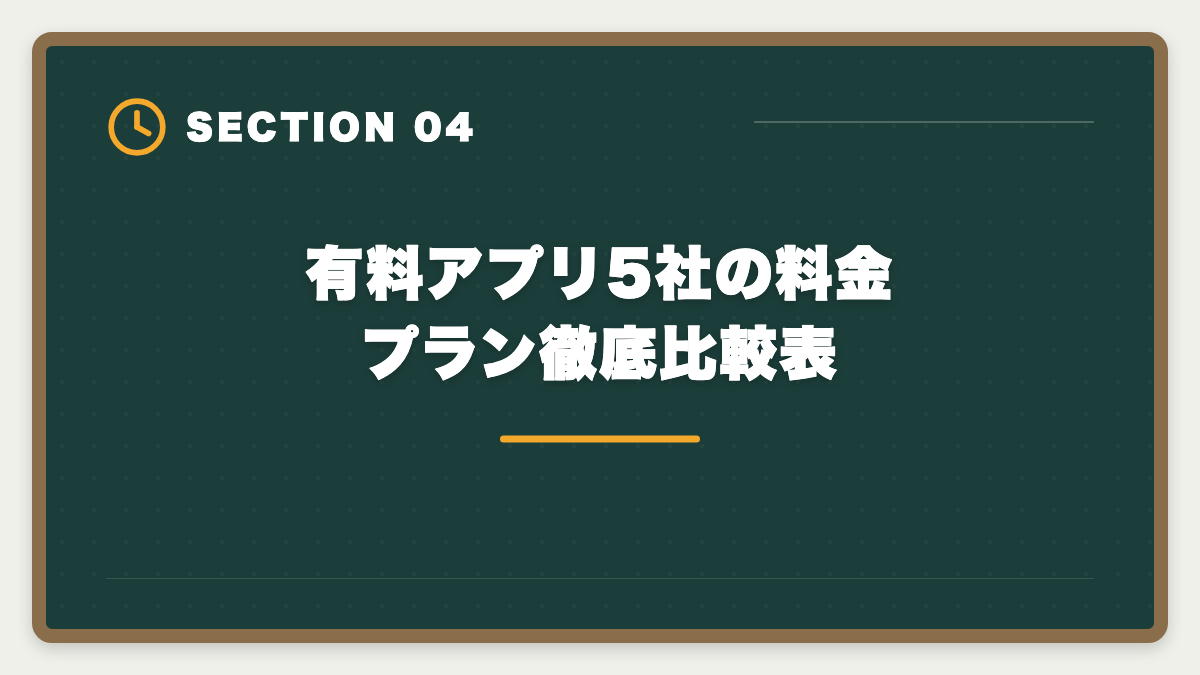有料アプリ5社の料金プラン徹底比較表｜宅建学習アプリ有料版の比較ランキング|無料との違いと選び方完全ガイドの図解