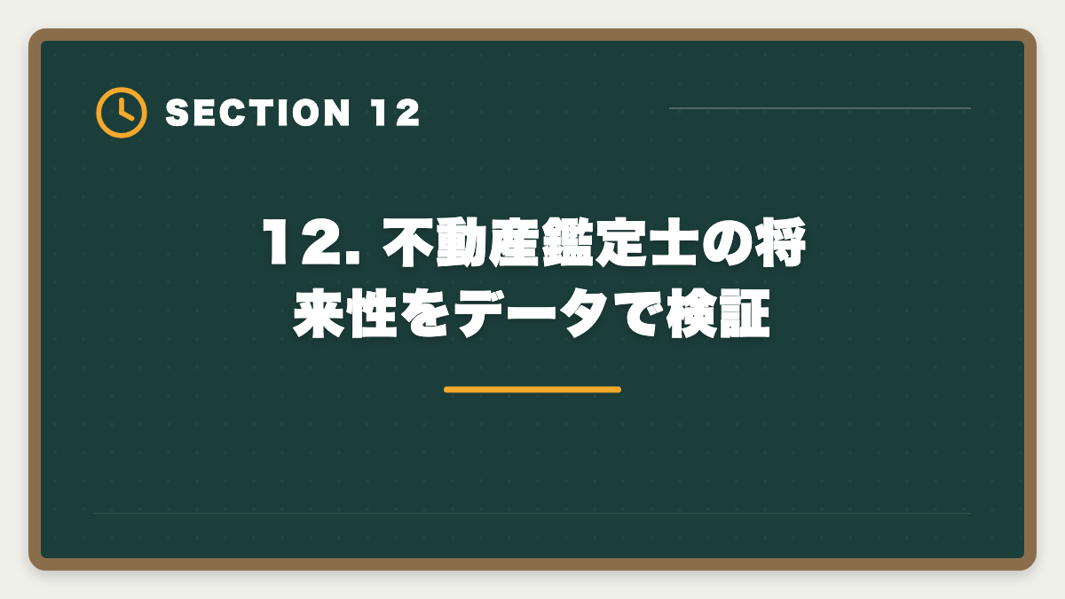12. 不動産鑑定士の将来性をデータで検証｜不動産鑑定士はやめとけ？業界内部からの本音と向き不向き判定の図解