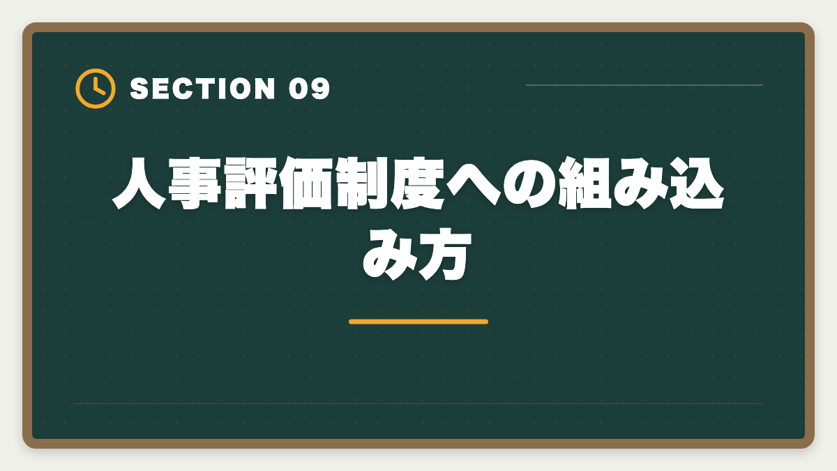人事評価制度への組み込み方｜宅建講座の法人契約完全ガイド|会社負担で社員に取らせる経費処理と人事メリットの図解