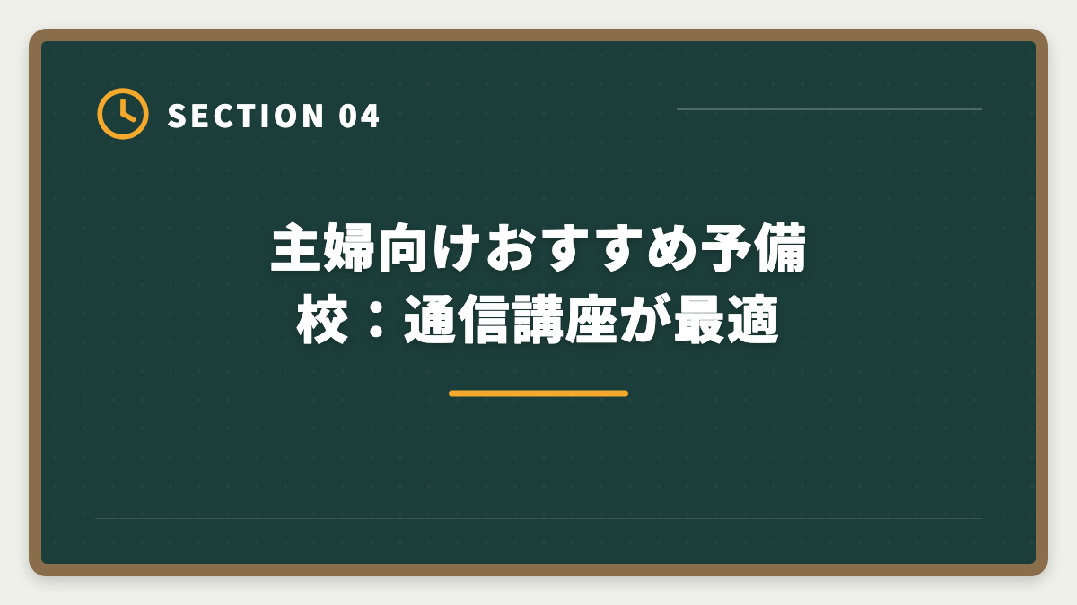 主婦向けおすすめ予備校：通信講座が最適｜弁理士は主婦から合格できる？子育てママの学習戦略と合格者の声の図解