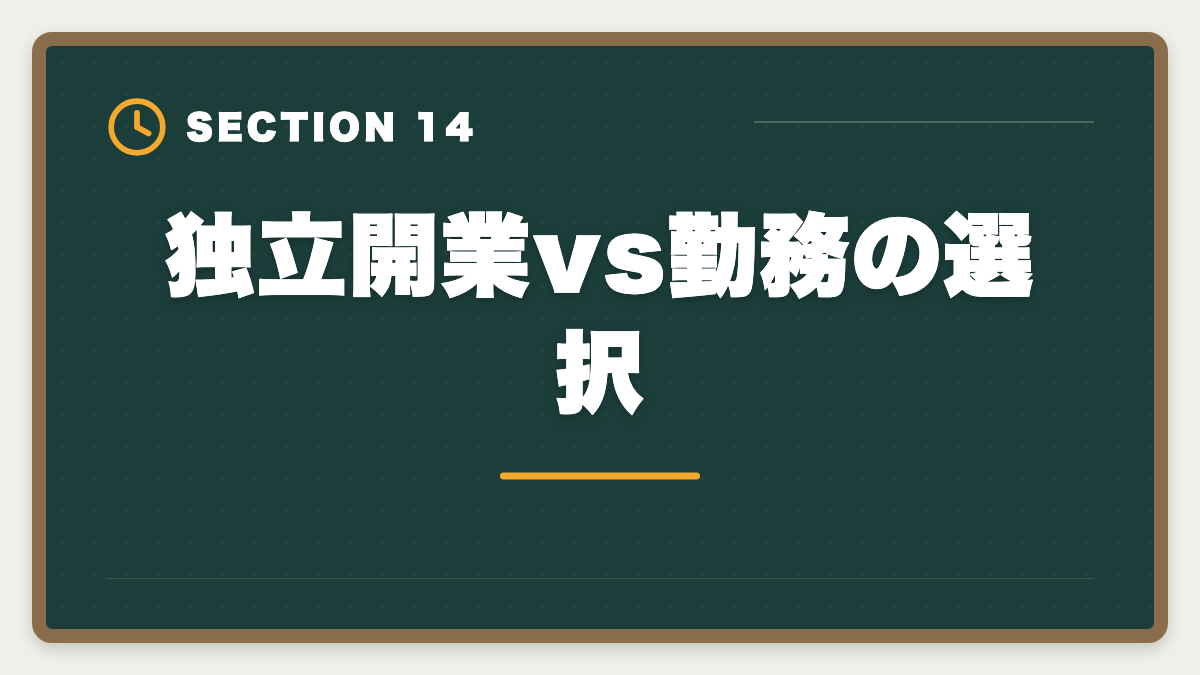 独立開業vs勤務の選択｜不動産鑑定士の仕事内容｜独占業務から年収まで現役士業が徹底解説の図解