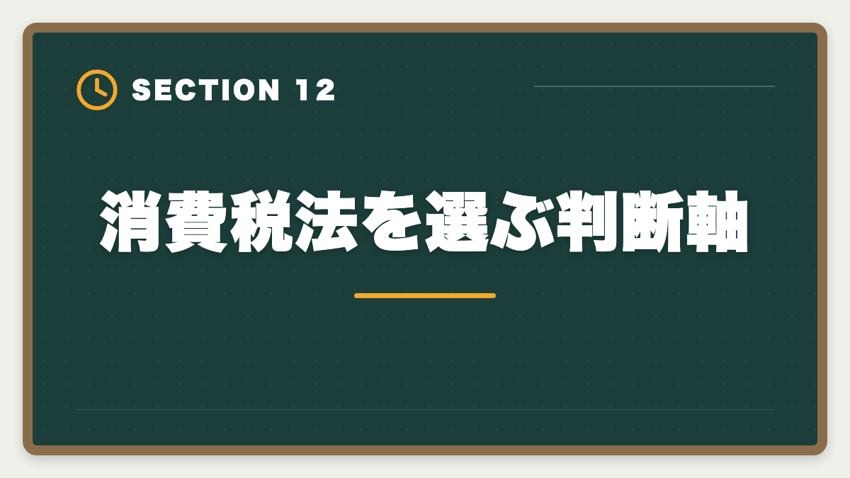 消費税法を選ぶ判断軸｜税理士試験「消費税法」勉強法の完全ガイド｜9ヶ月合格のコスパ最強戦略の図解