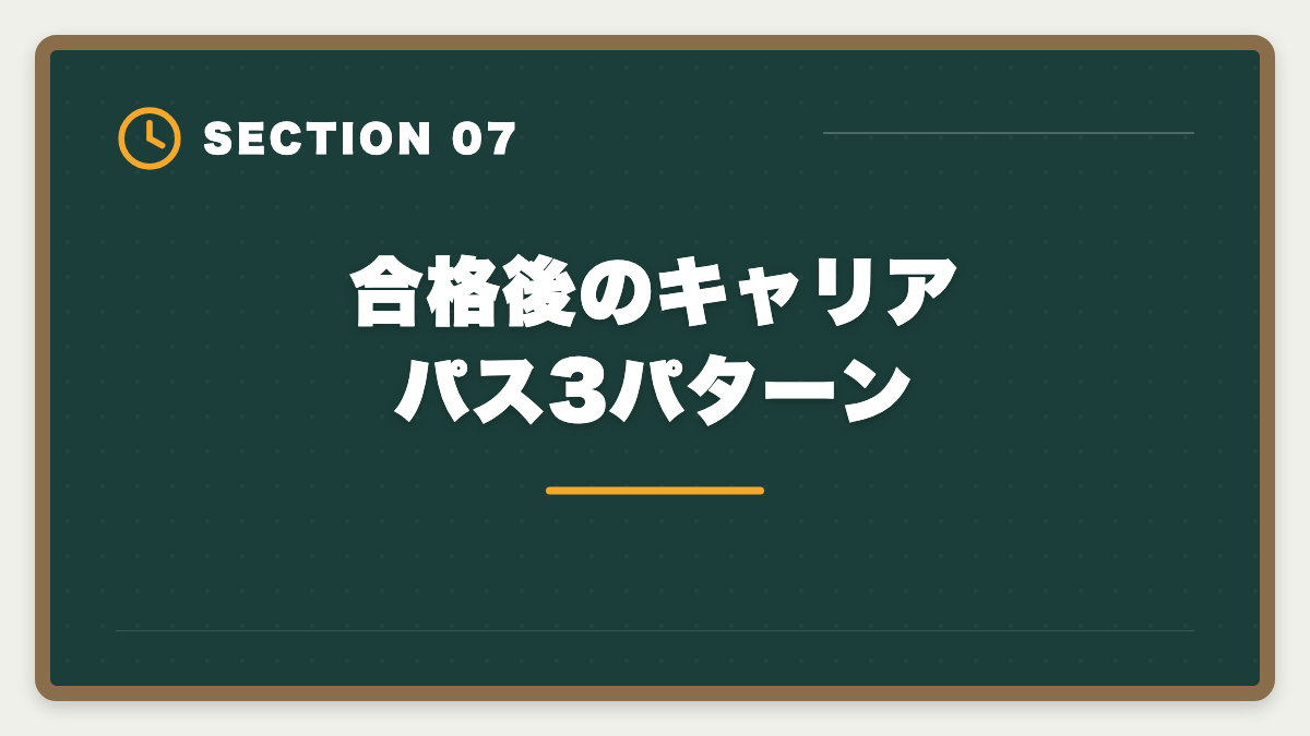 合格後のキャリアパス3パターン|弁理士は主婦が育児両立で目指せる国家資格|在宅勤務OK・年収1500万円も射程に入る3年合格ロードマップ完全ガイド最新版の図解