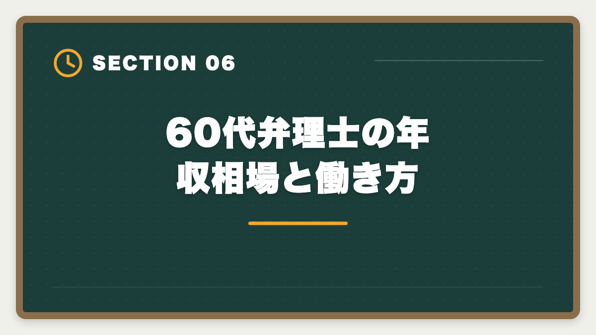 60代弁理士の年収相場と働き方|弁理士は60代から目指せる?シニアのセカンドキャリアとして本当に現実的か解説しますの図解