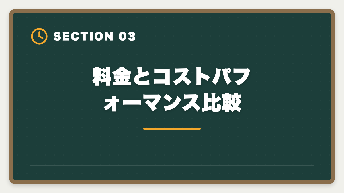 料金とコストパフォーマンス比較｜弁理士 アガルート vs LEC 徹底比較｜料金・実績・論文対策の違いの図解