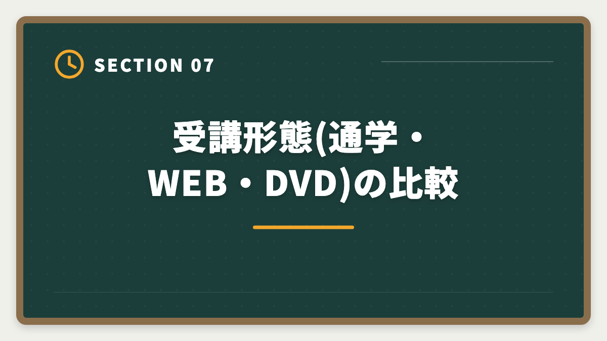 受講形態(通学・WEB・DVD)の比較|不動産鑑定士TAC vs LEC徹底比較|2大老舗校どっちを選ぶか合格者目線で解説の図解
