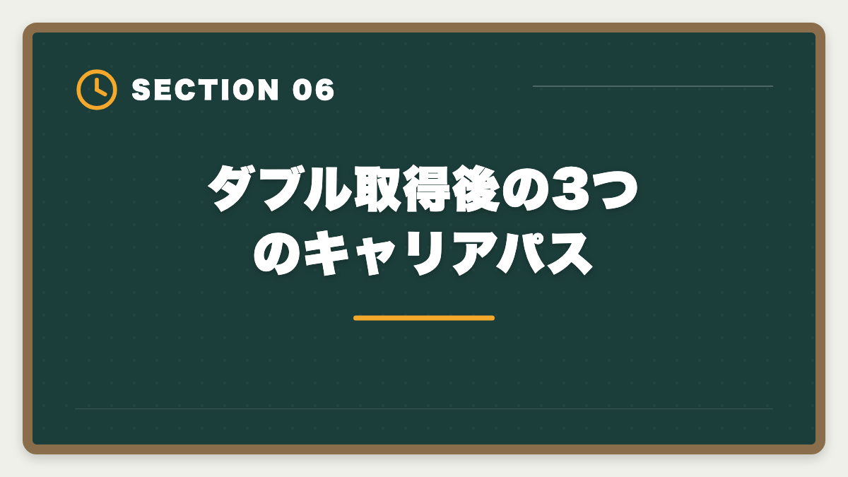 ダブル取得後の3つのキャリアパス|公認会計士+中小企業診断士ダブル取得で年収+700万円!ステップアップ戦略を士業歴8年が完全解説の図解