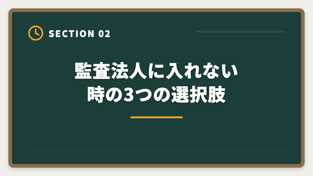 監査法人に入れない時の3つの選択肢｜公認会計士は監査法人に入れない？落ちる原因と代替キャリアパスの図解