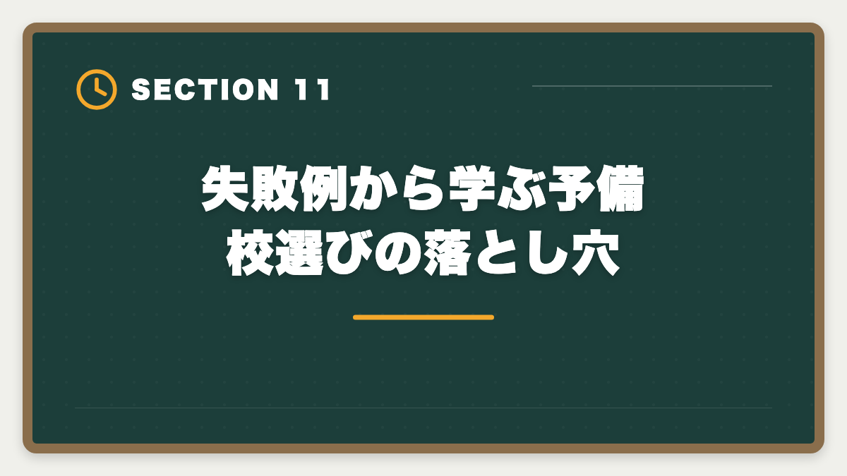 失敗例から学ぶ予備校選びの落とし穴｜公認会計士CPA会計学院を選ばない方がいい真実｜後悔しない予備校選び5つの理由の図解